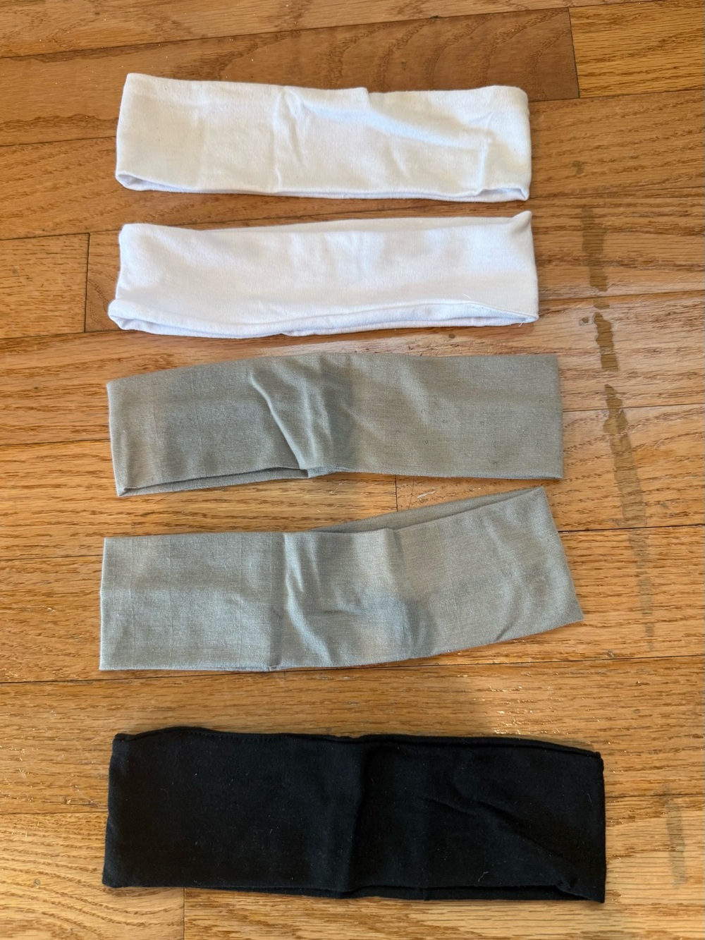 Neutral Headband Set - White, Gray, Black